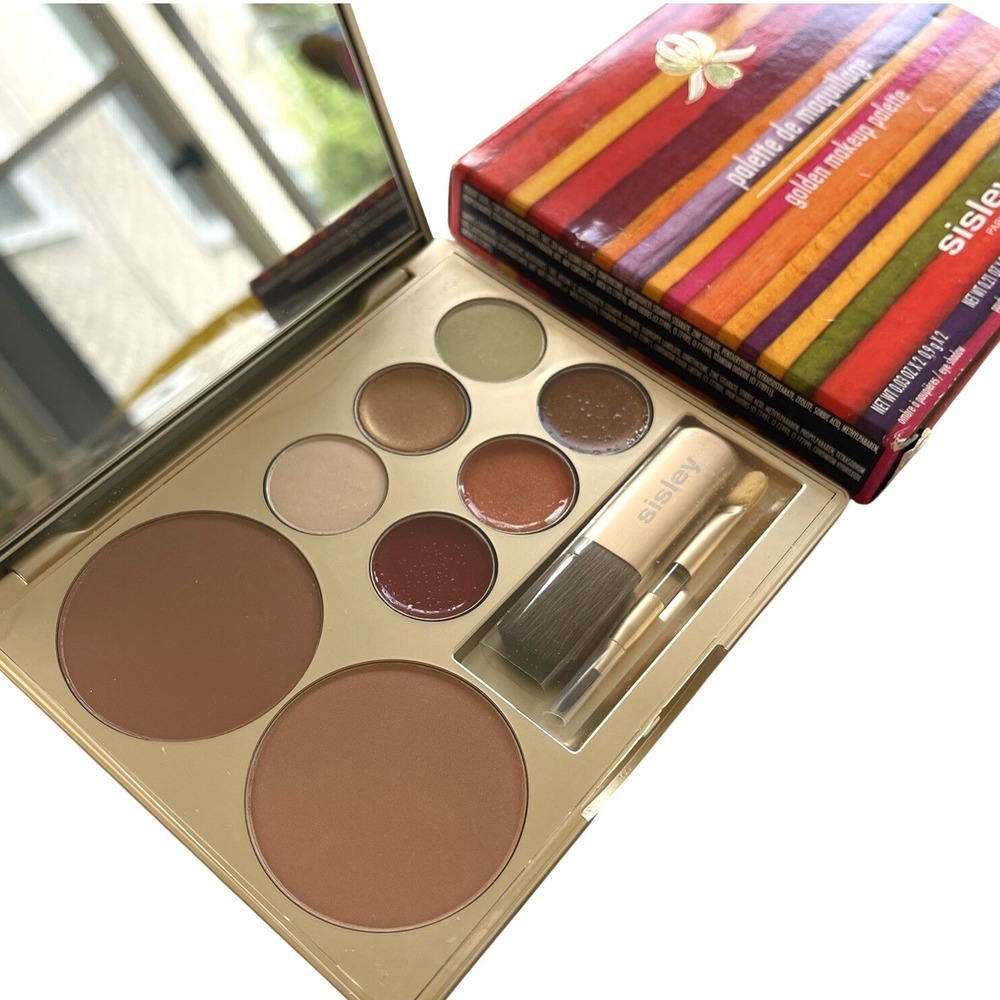 Sisley Ombré GOLDEN MAKEUP PALETTE Bronze Blush Eyeshadow Lip Highlighter Travel